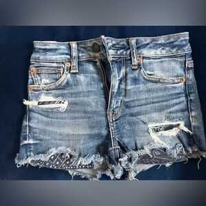 american eagle jean shorts